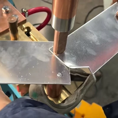Aluminum spot welding Aluminum spot welding